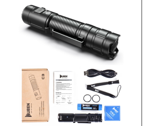 Wuben C3 Portable Outdoor Flashlight