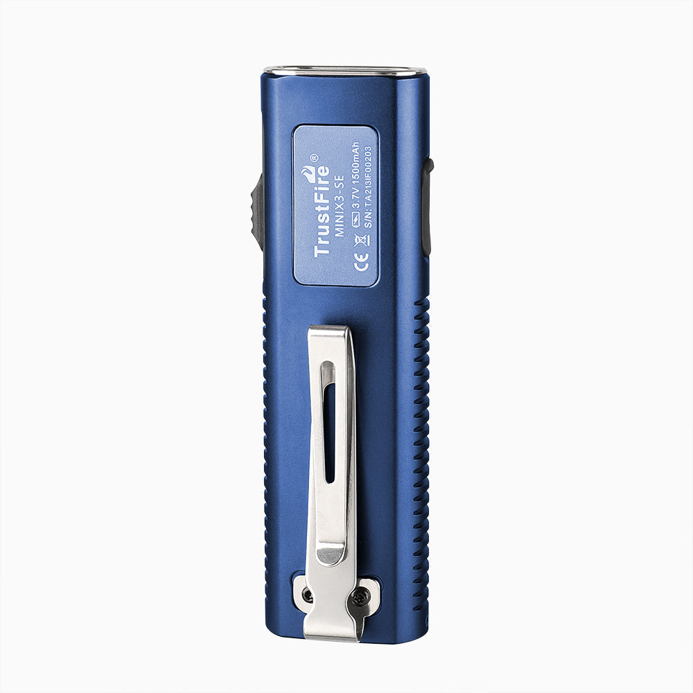 TrustFire Mini X3-SE Rechargeable EDC Flashlight – Midnight Blue