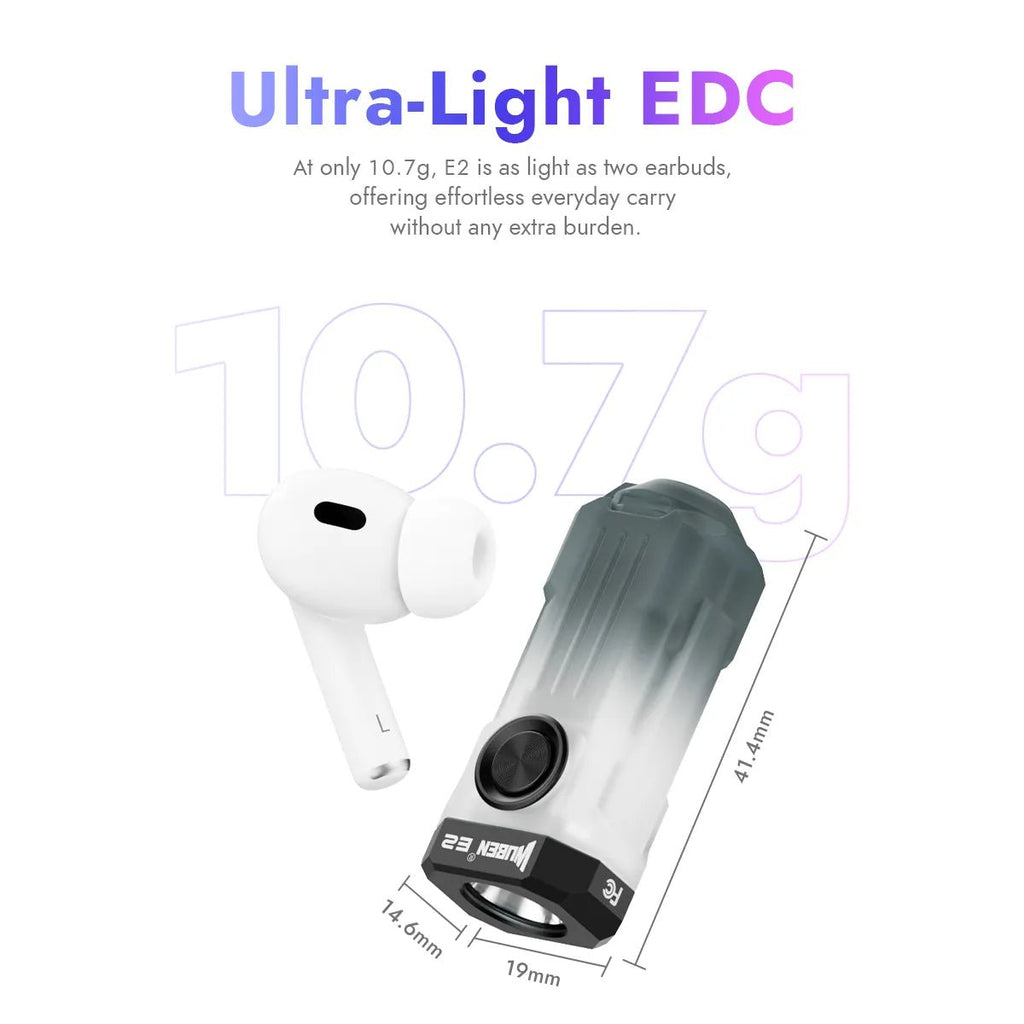 Wuben E2 Mini Keychain Flashlight
